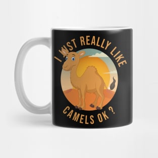 Funny Camel Vintage I just Really Like Camels Ok Mug